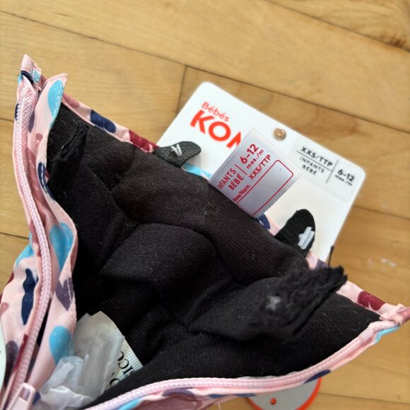 Kombi Mittens size XXS 6 Months-12 Months (Multicolor Heart design) Never worn - Picture 3 of 7